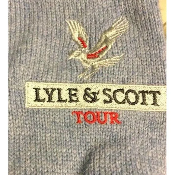 Mens Blue Lyle & Scott Simpsons Golf Shop Carnoustie Pullover Crew Sweater 2XL - Picture 10 of 12